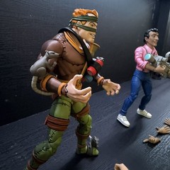 NECA TMNT Rat King & Vernon Fenwick Action Figures Loose Complete