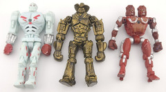 3 Action Figures Real Steel Twin Cities. Six Shooter, Ambush by Jakks Pacific