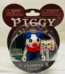 NIB Piggy Clowny Articulated Action Figure Figurine Toy Series 1 Piggy 3 1/2″