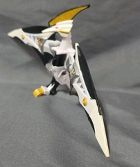 2003 Bandai Power Rangers Dino Thunder White Drago Zord Raptor Toy Rider Version