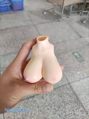 1:6 Pale Skin Normal Breast Bust Cover Model F 12” Female TBL PH Figure Body
