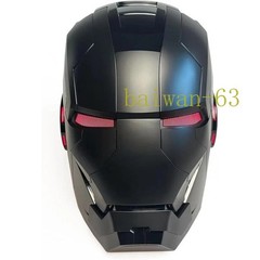 US STOCK Iron Man 1:1 Matte Black MK5 Helmet Deformable Voice Control Wearable