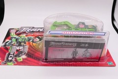 TRANSFORMERS Robots In Disguise 2001 Hasbro GRIMLOCK EXCAVATOR SEALED Card