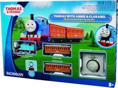Trains-Thomas & Friends Thomas with Annie and Clarabel Ready To Run Electric