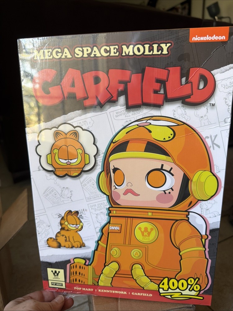 Mega Space Molly 400% Garfield US Seller New In Box