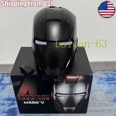 Autoking Iron Man Helmet MK5 1/1 Voice-controlled Mask Children’s Day Gift Prop