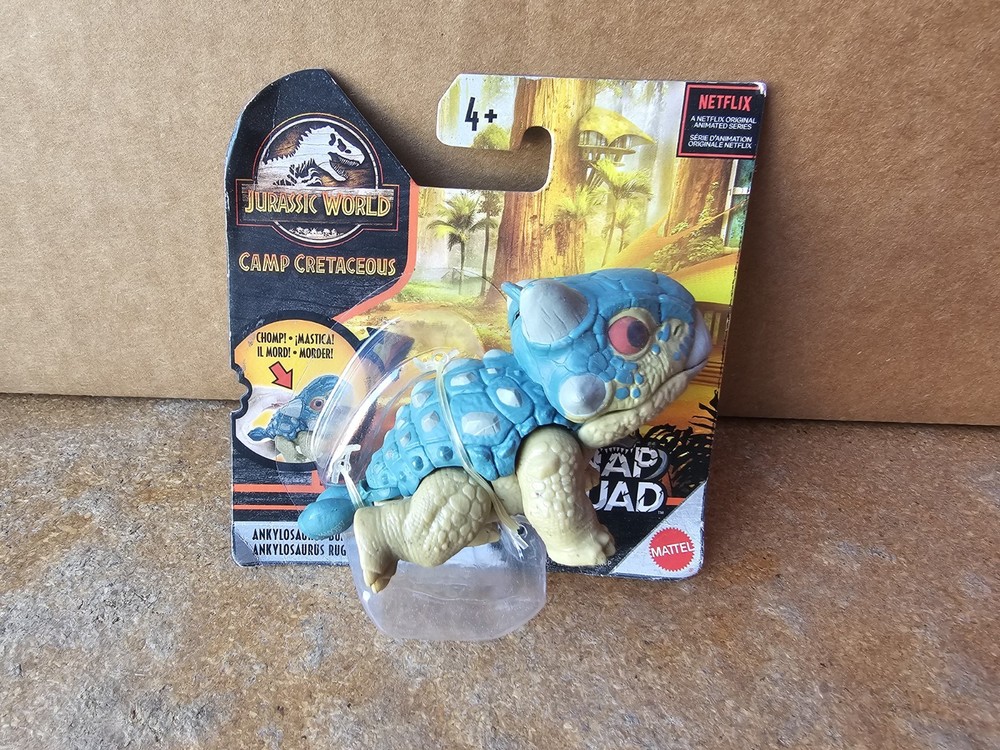 Shelf Wear Jurassic World Camp Cretaceous Snap Squad Ankylosaurus Bumpy Figure