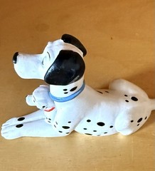 Vintage Rare Applause Disney 101 Dalmatian Dog With Puppy Figure
