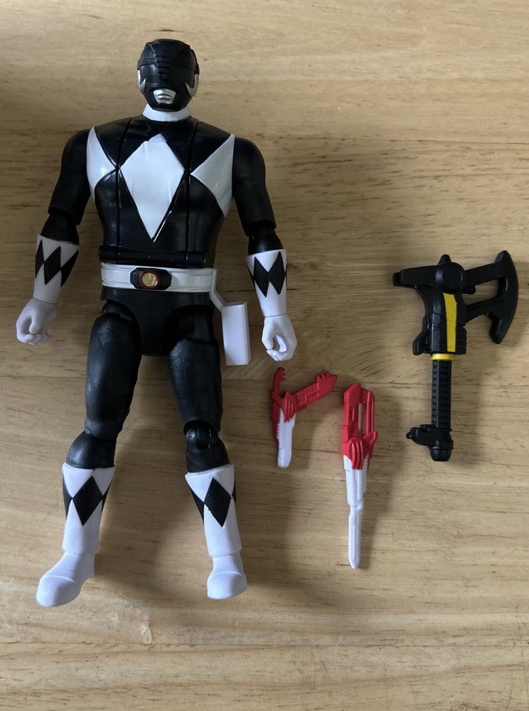 Power Rangers Lightning Collection MMPR Black Zach Mighty Morphin Y0384