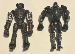 Real Steel Robots Lot Of 2 – Six Shooter & Zeus Jakks Pacific 5” Loose Figures