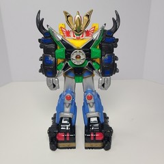 Power Rangers Wild Force Megazord Lot Red Green Yellow Blue Black Action Figures