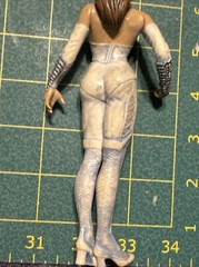 6” Scale Alley Cat White Outfit Figure Action Toys, Alley Baggett 2000