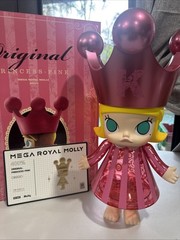 Authentic Pop Mart Mega Royal Molly 400% Original Princess -Pink. US Seller.