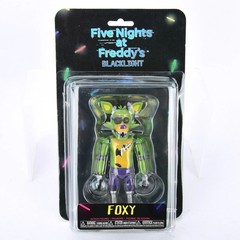 Five Nights At Freddy FNAF Blacklight 5″ Articulated Action Figure Toy – Foxy
