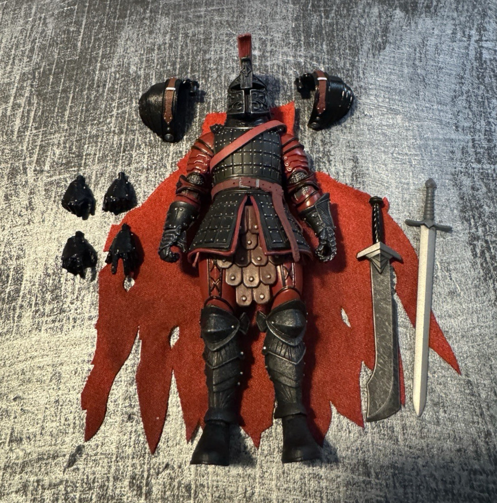Mythic Legions Custom Red Centurian Knight Loose