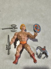 Vintage 1981 MOTU Taiwan Soft Head He Man Action Figure