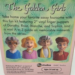 The Golden Girls Stylized 2″ Vinyl Finger Puppets Fun Kit