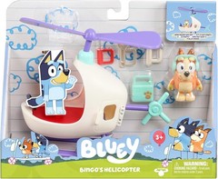 Vehicle & Figures Bingo’S Toy Helicopter Playset, Toddler Helicopter with Bingo