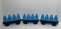 Thomas the Train & Friends Wooden Railway Ada, Jane, Mabel 1997 RARE HTF
