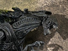 McFarlane Alien Queen Figure Alien vs Predator Rare 2005 Exclusive Damaged Read