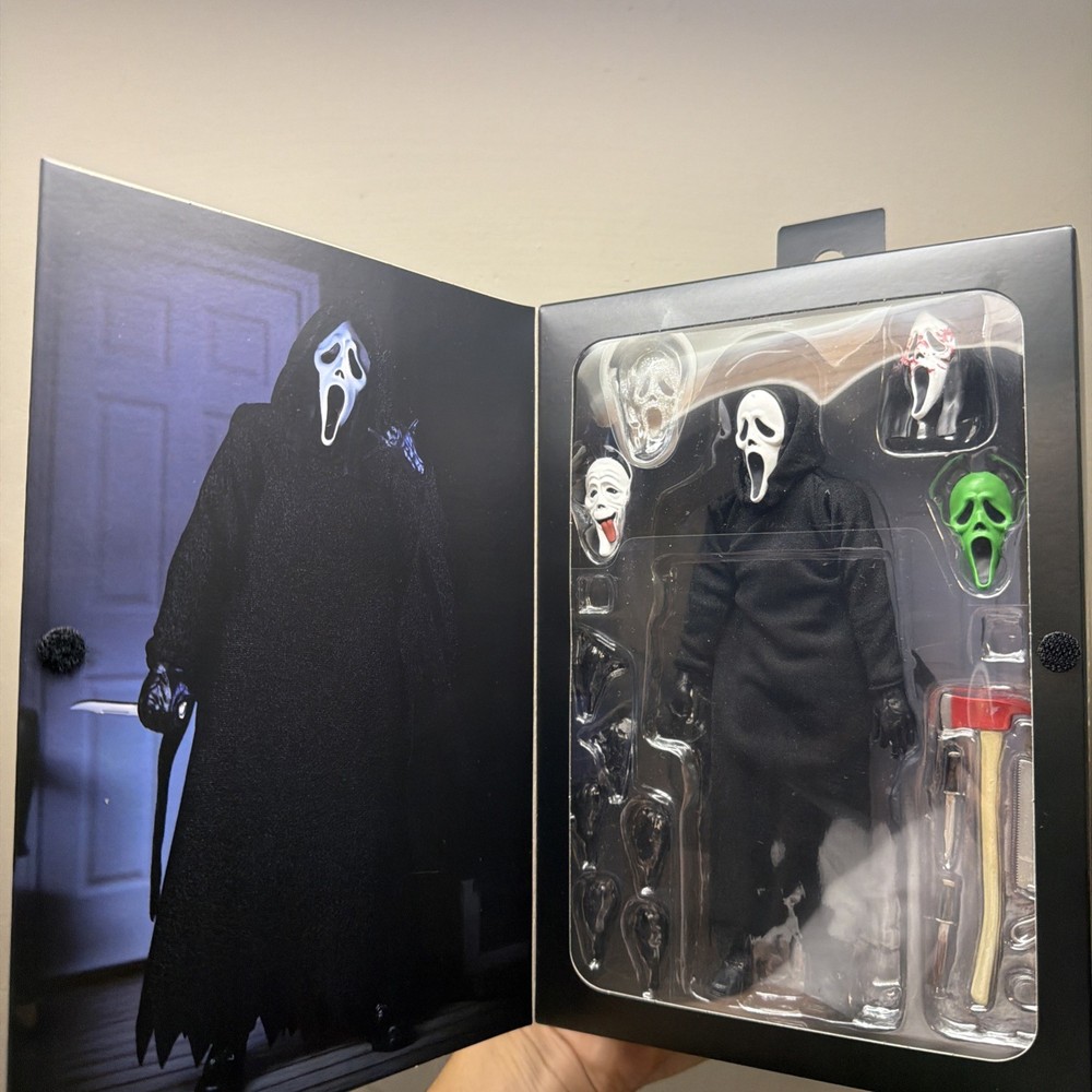 NECA Ultimate Ghostface Returns Scary Movie Figure Wassup Tongue Horror Scream