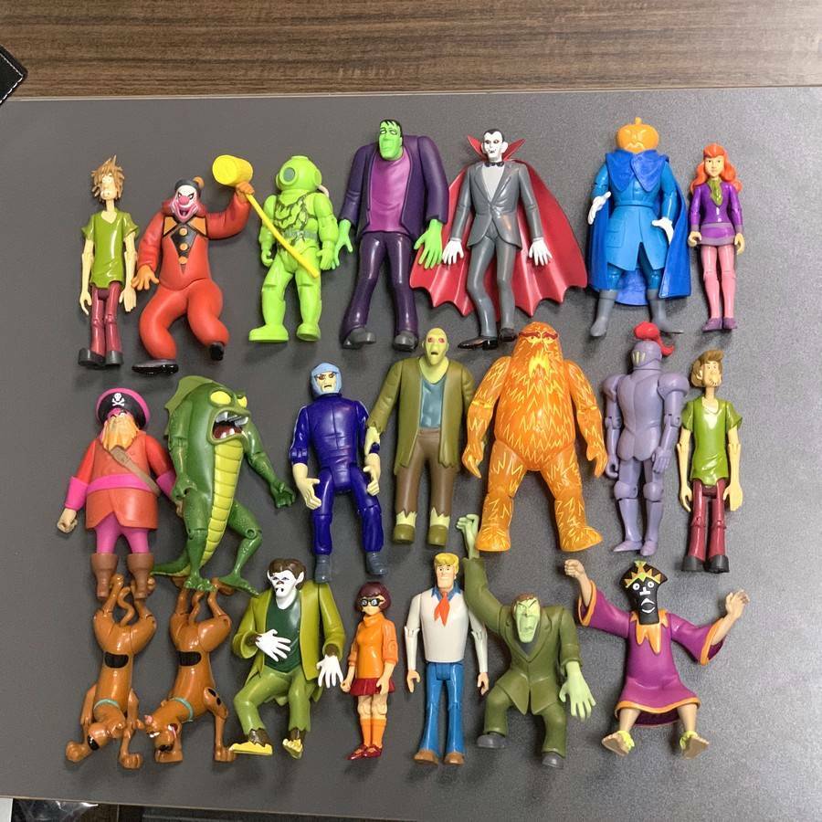 5″ Scooby-Doo 50th Anniversary Ghost Monster Fred Shaggy Action Figure Kids Toy