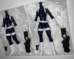 Marvel Legends SHIELD AGENT TROOPER 6″ Figure Body Lot of 2 NO HEAD Female Hydra