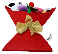 SNOOPY & WOODSTOCK Peanuts 13″ Plush Valentine’s Day Bouquet 2026 New