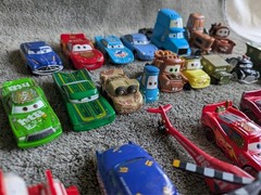 22 Disney Pixar Cars Movie Mixed Character Vehicles – Die cast/Plastic – Toy Car