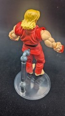 Revoltech Street Fighter Ken Masters Action Figure No.007 Kaiyodo w/ Accessories