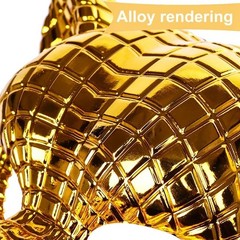 Halloween Golden Leopard Mask Adult Party Props Mask VIP Guest Costume Cosplay