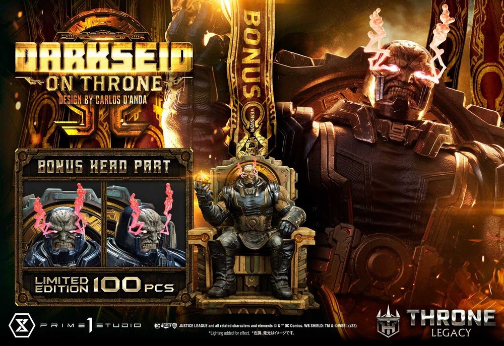 Prime 1 Studio Darkseid on Throne DELUXE BONUS EDITION 46/100 – NEW