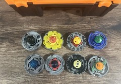 8 Vintage Beyblade Metal With Beyblade Burst Case