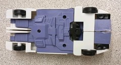 Transformers Hungarian Bootleg Lamborghini Sports Car 1980s White Purple Vintage