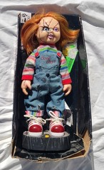 Bride Of Chucky Animated Chucky Doll Figure Talk Movement Gemmy Box Worn Works