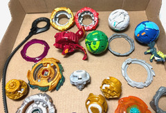 Beyblade Lot Metal & Plastic Parts Pieces, Launcher Action Game