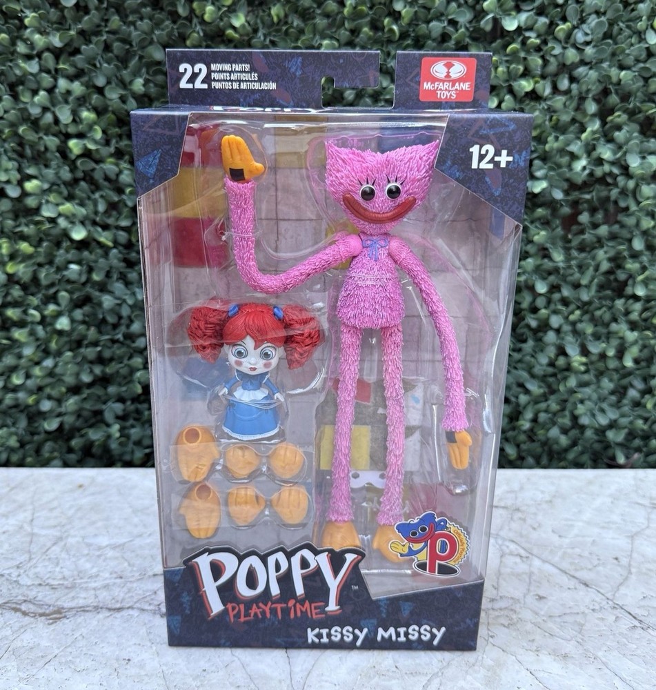McFarlane Toys Poppy Playtime Kissy Missy 7” Action Figure -NEW-
