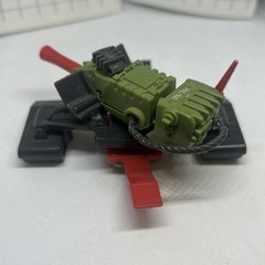 Lot of 2 Vintage 1983 GI Joe PAC RAT Machine Gun & Flame Thrower w/Blueprints
