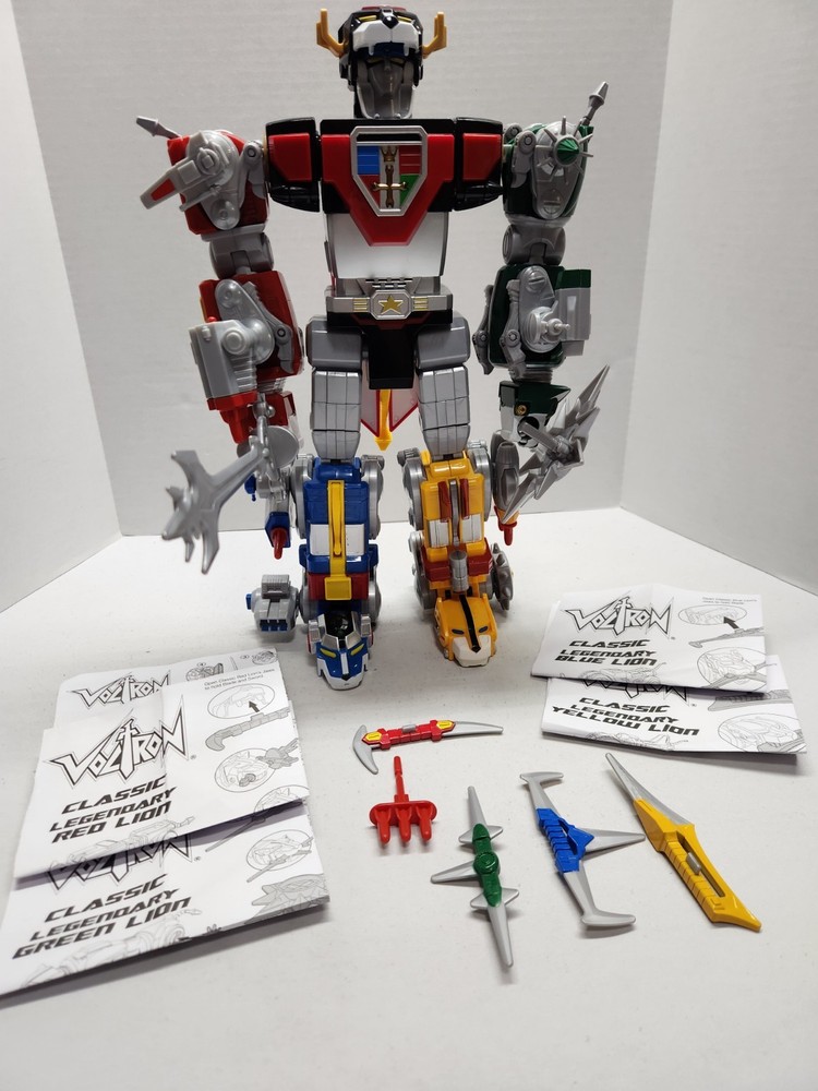 2024 Playmates Classic VOLTRON 40th Anniversary Legendary Series Set of 5 Lions