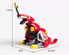 Hello Carbot Tirakoong Tyrannosaurus Dinosaur Egg Transforming Robot Figure Toy
