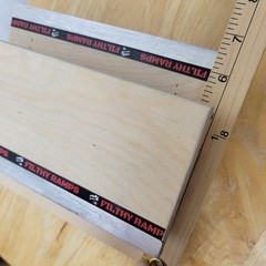 Filthy Fingerboard Ramps Yosemite Picnic Table with Dual Aluminum Ledges