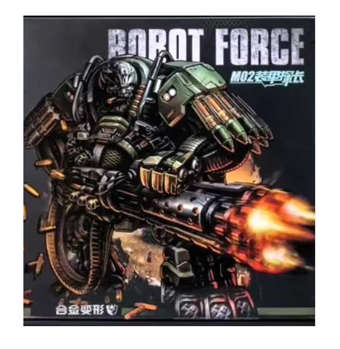 WJ Deformable AoE Robot Force Green Hound Version 2.0 M-02 10″ Action Figure