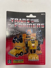 Transformers G1 AUTOBOT MINI-BOT BUMBLEBEE Retro Walmart Exclusive Figure New
