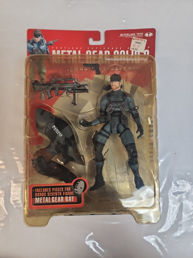 Metal Gear Solid 2 Solid Snake, 2001 McFarlane