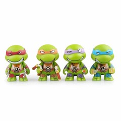 Brand New 4pcs Teenage Mutant Ninja Turtles TMNT Cute Mini Action Figure Toys