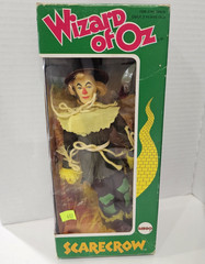 Vintage 1974 Lot of 5 MEGO The Wizard of Oz Action Figures Boxes Lion Witch Tin