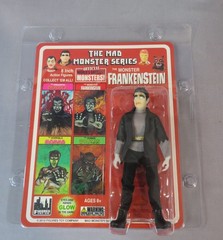 MAD MONSTER Series 1 8in Mego style Wolfman, Dracula, Mummy, Frankenstein NEW