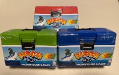 Lot Of 3 Fisch Microfigure 4 Packs & DLC Codes. Sealed 2025 Phat Mojo U12