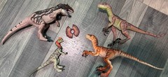 Jurassic Park Jurassic World Amber And Hammond Collection Dinosaur Lot Of 4