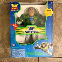 Vintage “Interstellar” Buzz Lightyear action figure, Green variant – New In Box